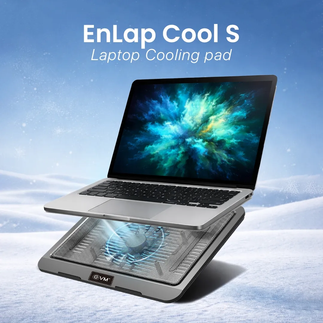 EVM EnLap Cool S Laptop Cooling Pad For 15.6 Inch Laptops LCR-04 view 3